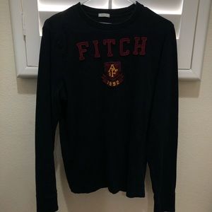 Blue Abercrombie & Fitch Muscle Long Sleeve (mens)